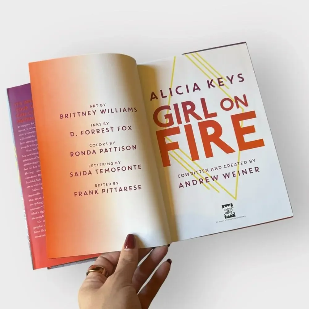 NEW Alicia Keys Girl On Fire Book